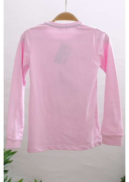 Mojo Kız Çocuk Nasa Baskılı Uzun Kol T-shirt 723410 Pembe fırsatları