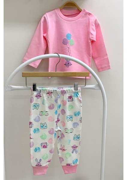 Kız Bebek Animals&balon Figürlü Ikili Takım LG6685 Pembe fiyatları