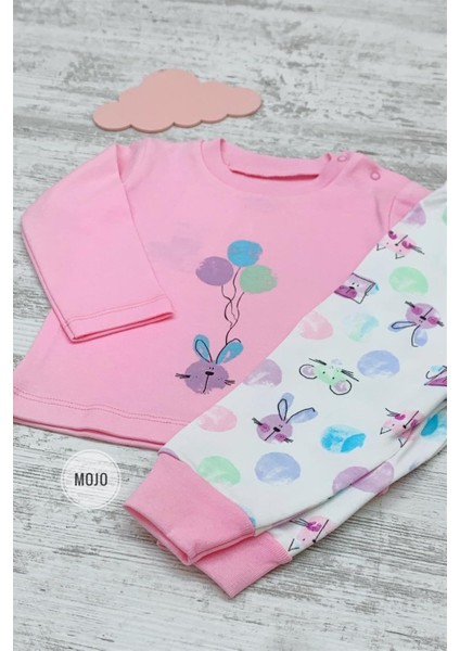 Kız Bebek Animals&balon Figürlü Ikili Takım LG6685 Pembe fırsatları