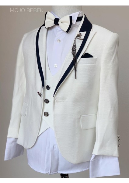 Erkek Çocuk Damatlık Klasik Set 20302 Krem modelleri