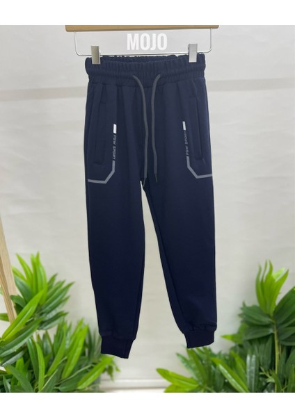 Mojo Erkek Çocuk Lastikli Paça Eşofman Altı 2151 Lacivert modelleri