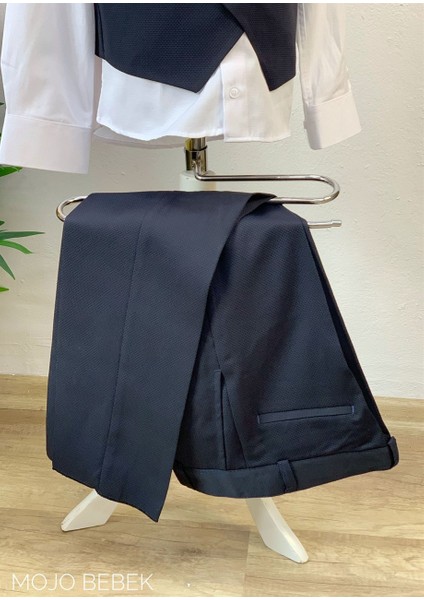 Erkek Çocuk Dokulu Klasik Yelekli Takım 20504 Lacivert fırsatları