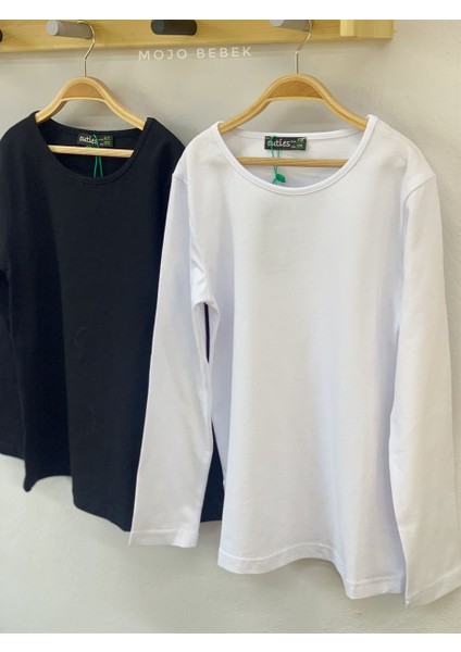 Kız Çocuk Basic Uzun Kol T-Shirt 3090 Beyaz fiyatları