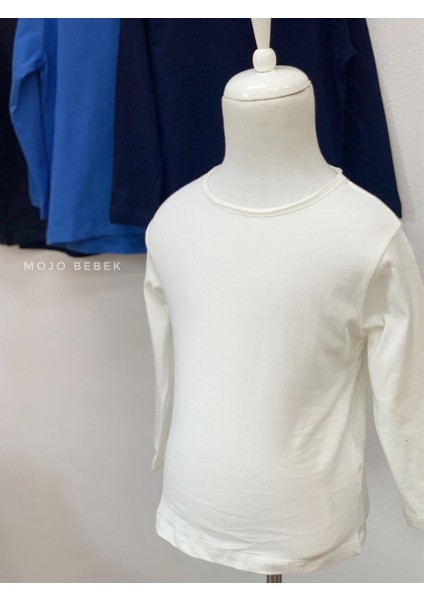 Erkek Çocuk Lazer Kesim Basic T-Shirt 0360 Krem fiyatları