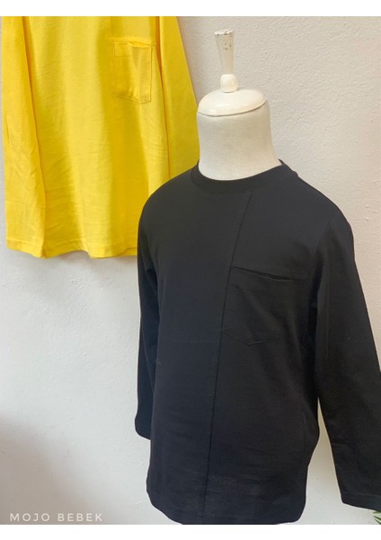 Erkek Çocuk Basic Uzun Kol T-Shirt 1115 Siyah fiyatları
