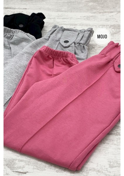 Mojo Kız Çocuk Kemer Detaylı Eşofman Altı 724602 Pembe