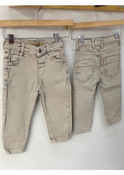 Mojo Erkek Bebek Dar Paça Kot Pantolon 15052 Gri fiyatları