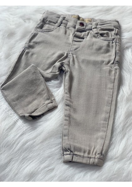 Mojo Erkek Bebek Dar Paça Kot Pantolon 15052 Gri indirimleri
