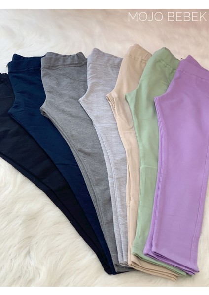 Kız Çocuk 5-14 Yaş Pamuklu Tayt Mor modelleri