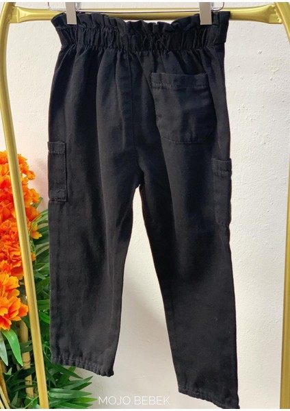 Mojo Kız Bebek 1-4 Yaş Çift Düğmeli Yazlık Mom Pantolon 2250 Siyah fiyatları