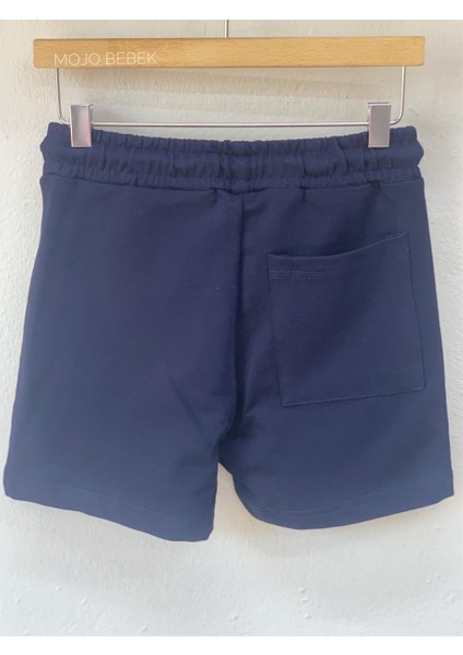 Erkek Çocuk 5-12 Yaş %100 Pamuk Penye Şort 5204 Lacivert fiyatları