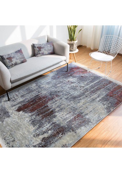 Renkli Zeminde Halı Motifli Modern Desenli Eskitme Motifli Klasik Salon & Oturma Odası Koridor & Antre Dijital Baskılı Makinede Yıkanabilir Kaymaz Taban Saçaklı Halı modelleri