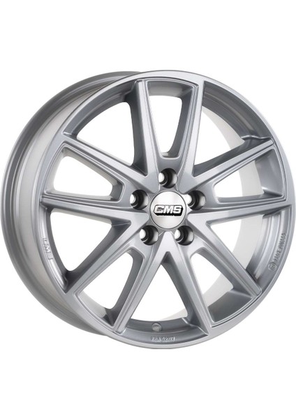 -1186-01 6.5X16"-5X100 ET47 57.1 Racing Silver Jant (4 Adet)