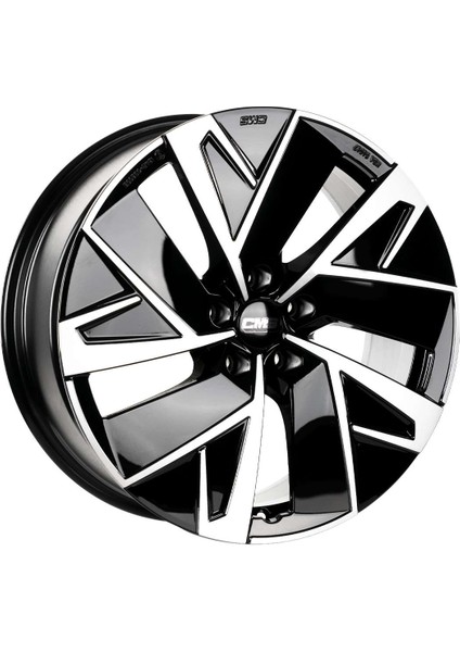 Cms-1379-01 8.0X19"-5X112 ET45 57.1 Diamond Black Gloss Jant (4 Adet)