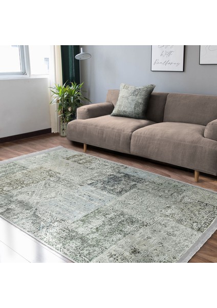 Renkli Zeminde Halı Motifli Modern Desenli Avangarde Etnik Motifler Salon & Oturma Odası Mutfak Dijital Baskılı Makinede Yıkanabilir Kaymaz Taban Saçaklı Halı indirimleri