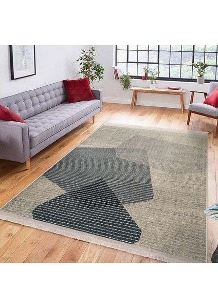 Krem Zeminde Eskitme Motifli Dokuma Desenli Sade & Şık Klasik Salon & Oturma Odası Dış Mekan & Outdoor Dijital Baskılı Makinede Yıkanabilir Kaymaz Taban Saçaklı Halı modelleri
