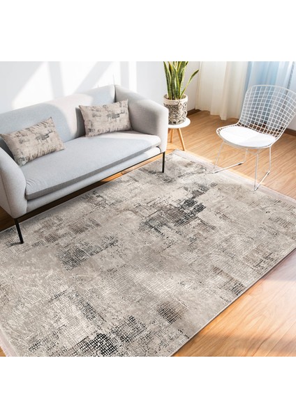 Bej Zeminde Otantik Motifli Örme Desenli Vintage Eskitme Motifli Salon & Oturma Odası Koridor & Antre Dijital Baskılı Makinede Yıkanabilir Kaymaz Taban Saçaklı Halı indirimleri