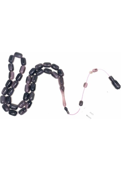 Eski Katalin Gri Hareli Beyzi Model Tesbih modelleri