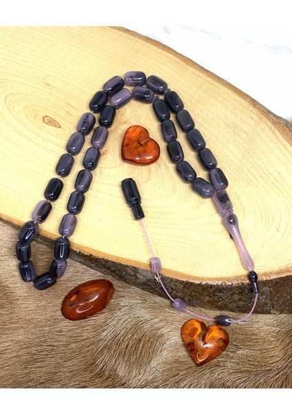 Eski Katalin Gri Hareli Beyzi Model Tesbih fırsatları