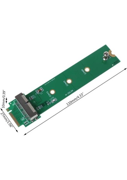 MacBook Air Pro Için 12 + 16 Pins SSD M.2 Anahtar M (Ngff) Pcı-E Adaptörü Dönüştürücü Kartı