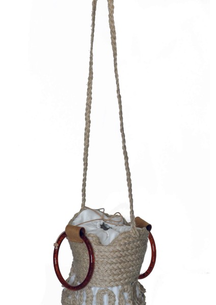 Plastik Saplı Basket Hasır Çanta fiyatları