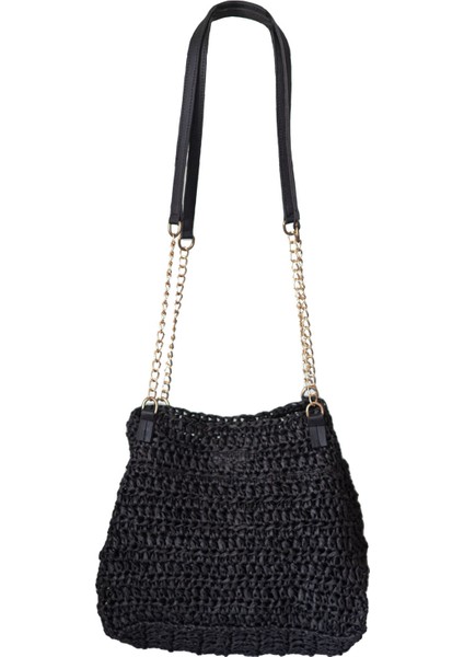Kadın Zincir Askılı Hasır Omuz Çantası fiyatları