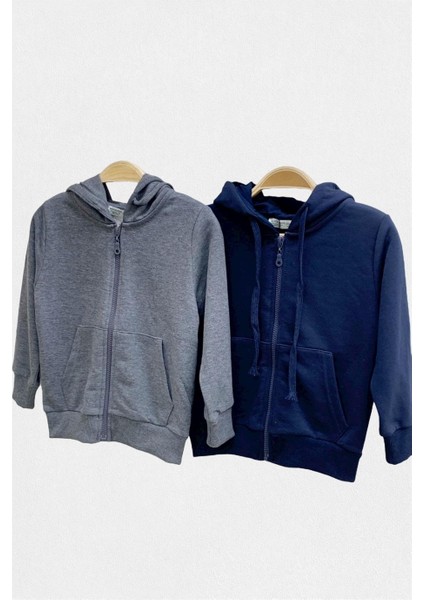 Mojo Unisex Fermuarlı Kapüşonlu Hırka 5046 Lacivert fırsatları