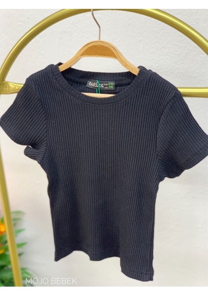 Kız Çocuk 5-14 Yaş Kaşkorse Kısa Kol Body 3130 Siyah modelleri