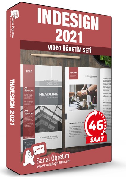 Indesign 2021 Video Ders Eğitim Seti