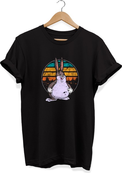 Buggs Bunny Baskılı Pamuk (Oversize) Büyük Beden T-Shirt