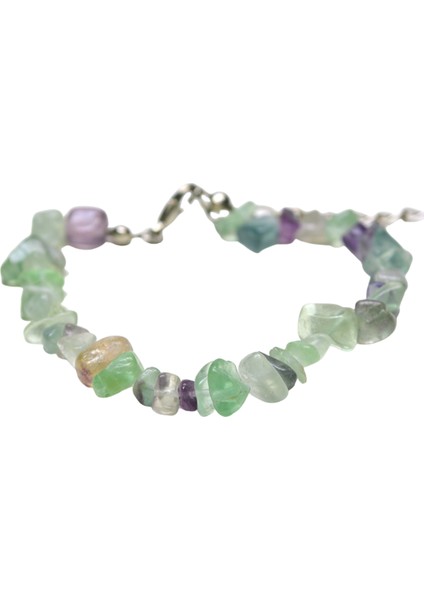 Burç Bilekliği Doğal Taş Florit Taşı