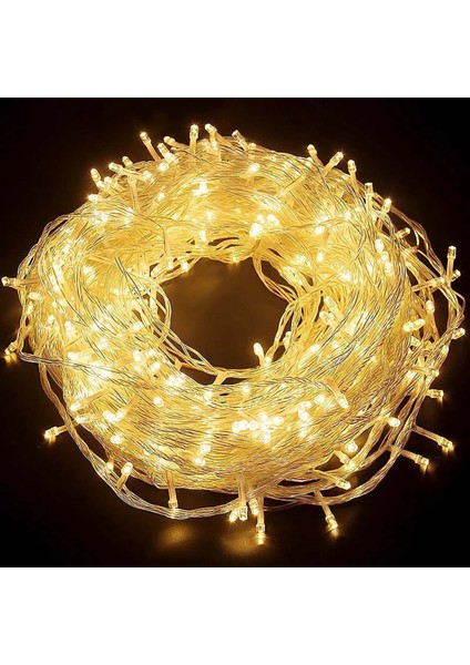 100 Ledli Fişli Led, Dekor Lambası 10M Günışığı Yılbaşı Ağacı Işığı Süsleme Youtuber Genç Odası