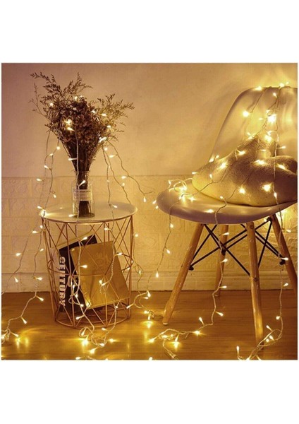 100 Ledli Fişli Led, Dekor Lambası 10M Günışığı Yılbaşı Ağacı Işığı Süsleme Youtuber Genç Odası modelleri