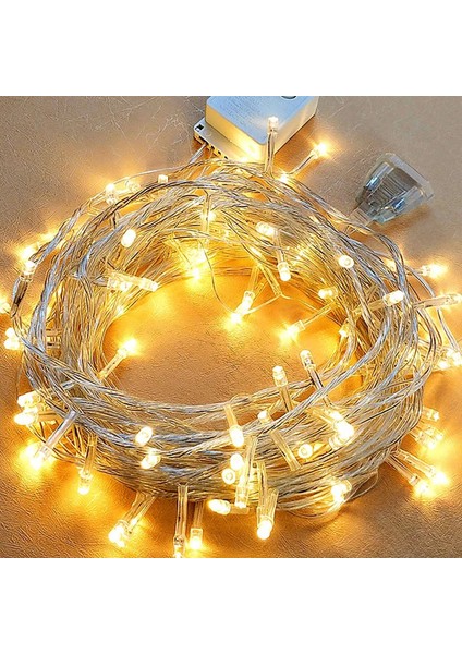 100 Ledli Fişli Led, Dekor Lambası 10M Günışığı Yılbaşı Ağacı Işığı Süsleme Youtuber Genç Odası fırsatları