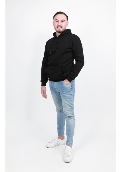 Unisex Oversize Kapüşonlu Sweatshirt / Hoodie