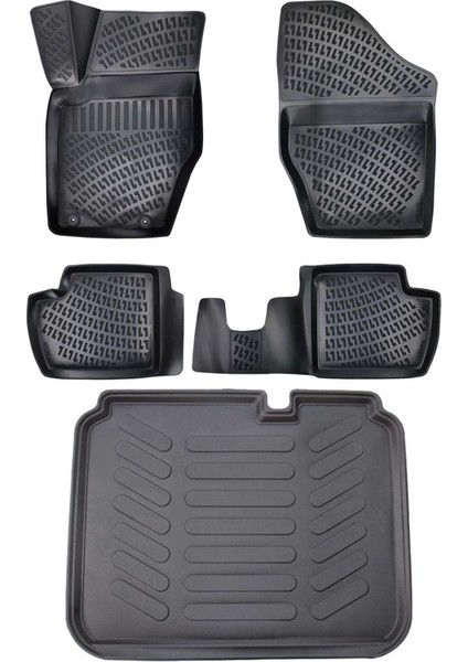 Citroen C4 2004-2010 3D Paspas ve Bagaj Havuzu Seti