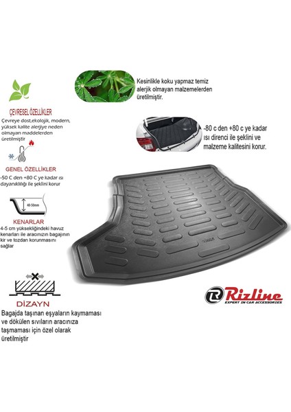 Citroen C4 2004-2010 3D Paspas ve Bagaj Havuzu Seti
