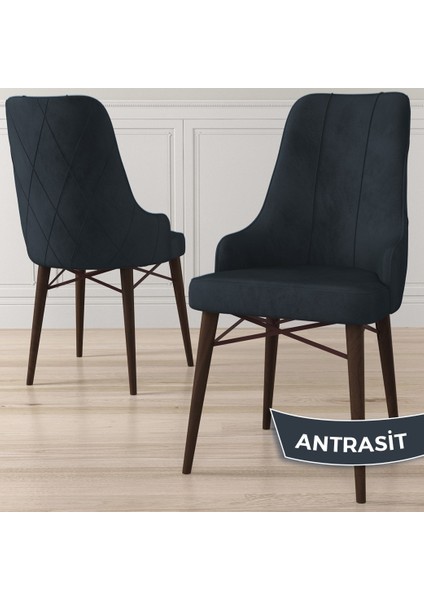 Concept Kar Serisi 80 x 132 cm Açılabilir Mdf Mutfak Masa Takımı Barok Ahşap Desen Masa 4 Sandalye
