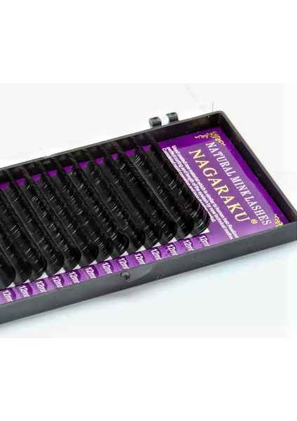 İpek Kirpik C Kıvrım 0,07 Kalınlık 14 mm Uzunluk Takma Kirpik