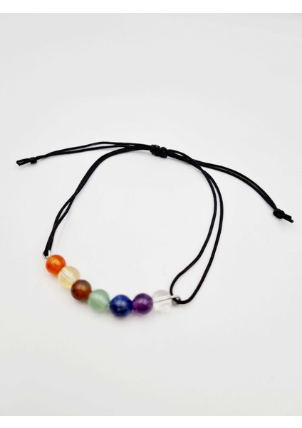 Doğal 7 Çakra Bilekliği Kristal Kuvars, Ametist, Lapis Lazuli, Aventurin, Kaplan Gözü, Sitrin, Akik fırsatları