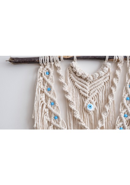 Makrome Boncuklu Duvar Süsü - Secundo fırsatları