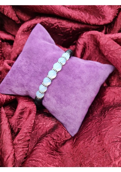 Opal ve Oniks Doğal Taş Bileklik 8mm fiyatları