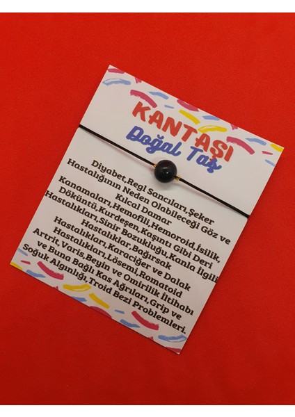 Doğal Kantaşı Bileklik Ayarlamalı Orijinal Doğal Taş