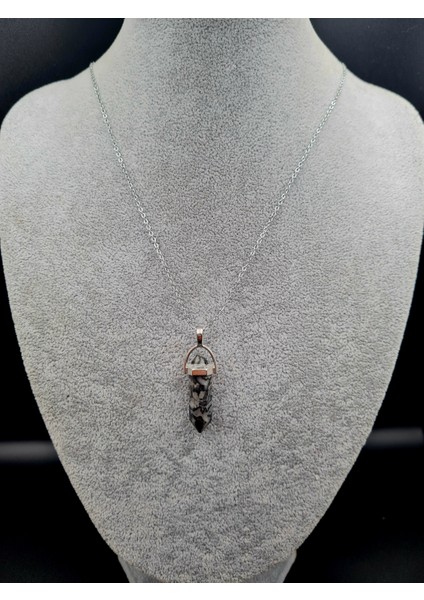 Jasper Doğal Taş Pandül Kolye Zincir Dahil Sürpriz Hediyeli fiyatları