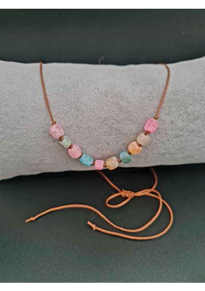 Küp Akik Doğal Taş Kolye fırsatları