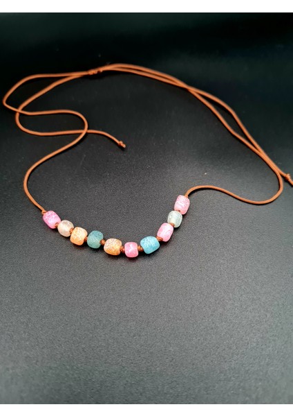 Küp Akik Doğal Taş Kolye indirimleri