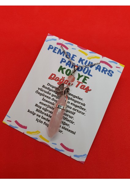 Turkuaz Taşı Pandül Lale Kolye Doğal Taş Model fiyatları