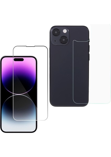 iPhone 14 Ekran Koruyucu Nano Ön Arka