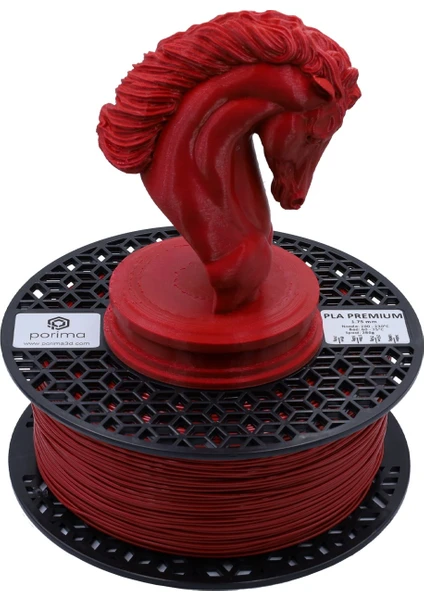 Pla Premium Filament - 1.75MM Yakut Kırmızı 1kg