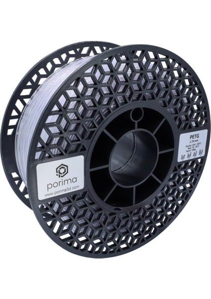 Petg Filament - 1.75MM Naturel 1kg